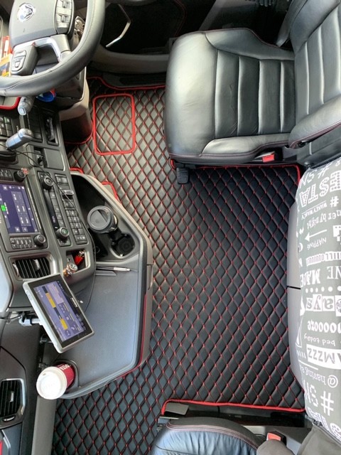 Full Quilted truck interior Full Flat floor -